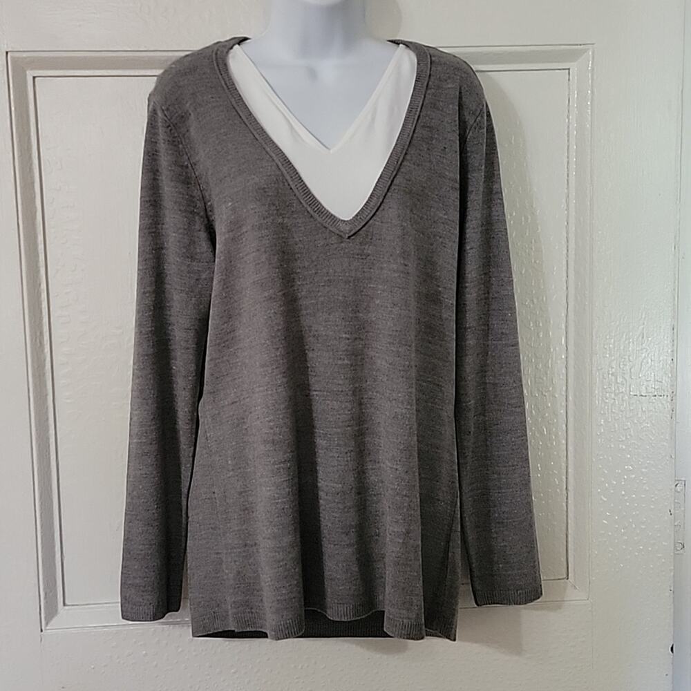 NWT Gray Sweater XL New York & Co